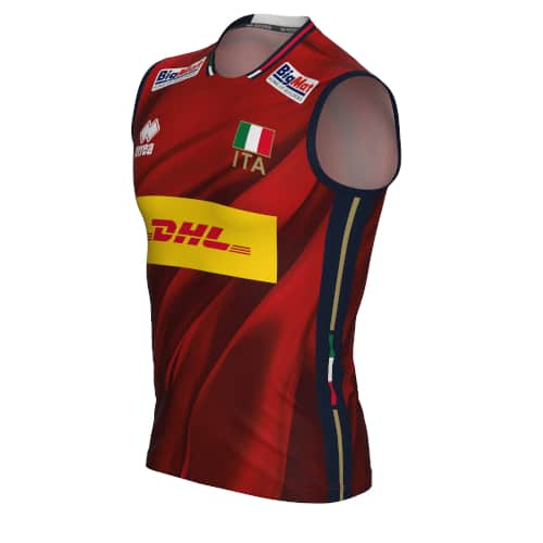 VOLLEYSTORE.IT | Lo shop online per la pallavolo e articoli da volley e beach volley | 4° MAGLIA NAZIONALE ROSSA ITALIA 2025